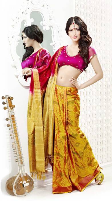 Celebrity Shruti Haasan Actresses India Bollywood Saree