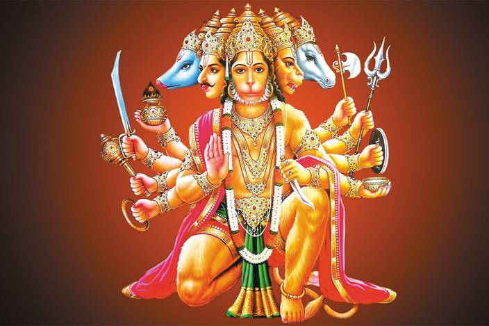 lord hanuman panchmukhi paper