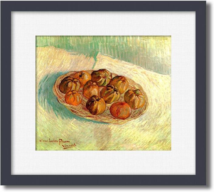 Postermart Still Life With Basket Of Apples To Lucien