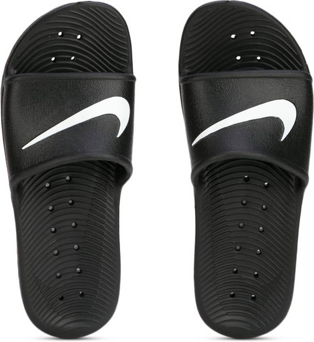 Nike Kawa Shower Slides Black White Noir Blanc Color Nike Kawa Shower Slides Black White Noir Blanc Color At Best For Footwears In India Flipkart