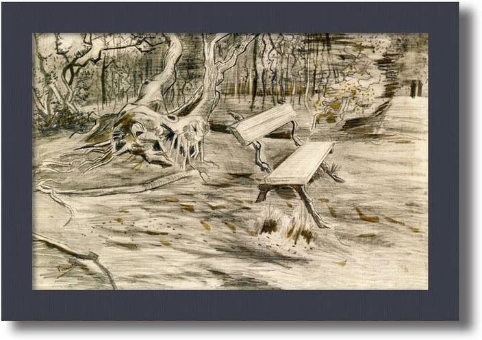 Postermart The Bench Digital Reprint 8 Inch X 11 Inch
