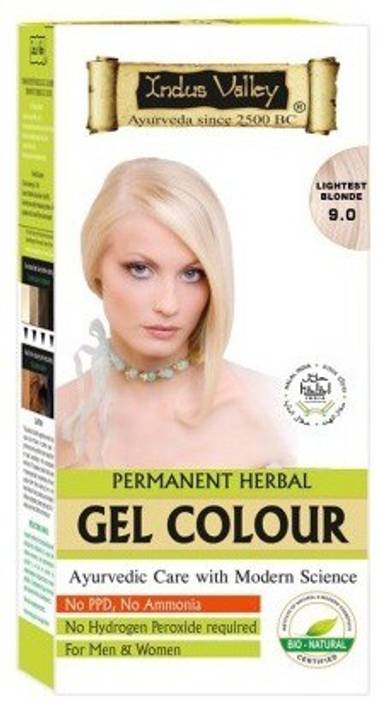 Indus Valley Permanent Herbal Hair Colour Lightest Blonde