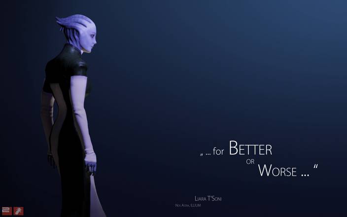 Belucky Asari Liara Tsoni Mass Effect Quotes Wallposter