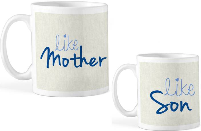 Tiedribbons Mothers day gifts from son Set of 2 Coffee Mug Gift Set