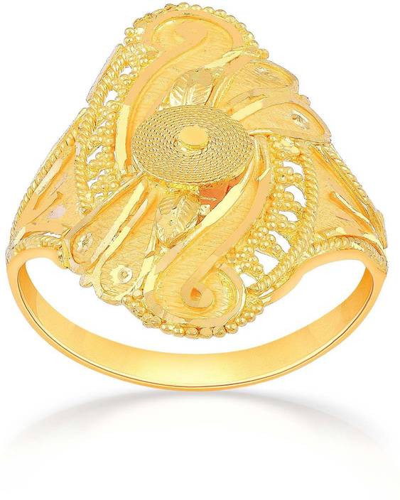 Malabar Gold And Diamonds Malabar 22kt Yellow Gold Ring Price In