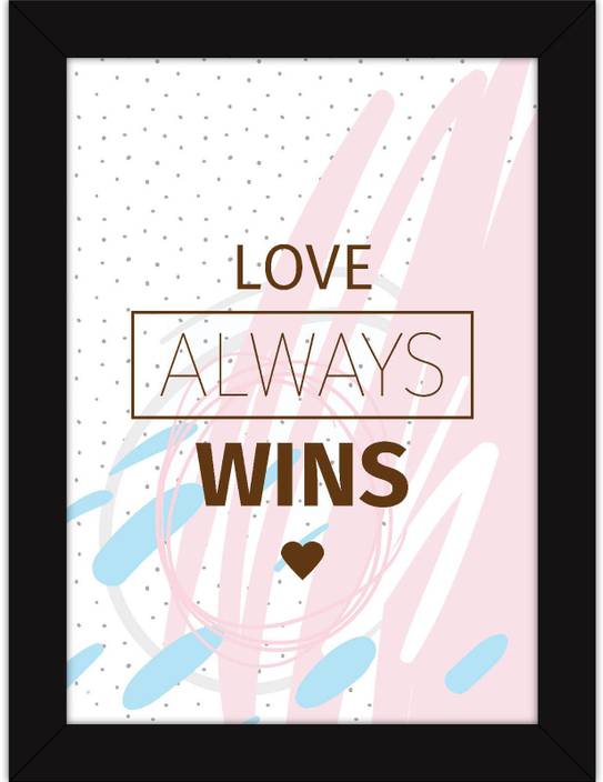 Framed Poster For Girls Room Decor Motivational Quotes On