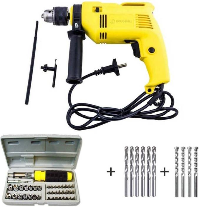 Buildskill Impact Drill 13mm 41pcs Driver Hand Tool Buildskill Impact Drill 13mm 41pcs Driver Hand Tool Kit 55 Tools