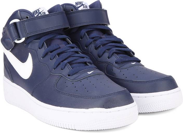 Nike AIR FORCE 1 MID '07 Sneakers For Men - Buy MIDNIGHT NAVY / BLUE / WHITE Color Nike AIR