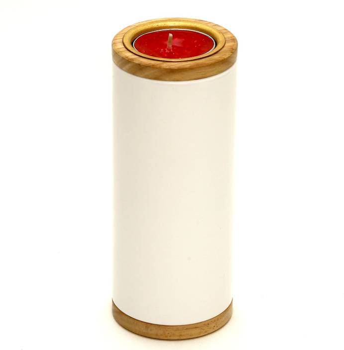 Carborundum Tealight 02 L Wood Milk White Colour Candles Candle Carborundum Tealight 02 L Wood Milk White Colour Candles Candle Pack Of 1