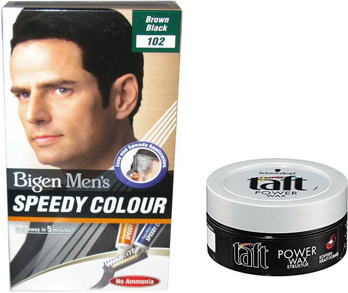 Bigen Speedy Hair Colour With Schwarzkopf Taft Hair Wax Price In