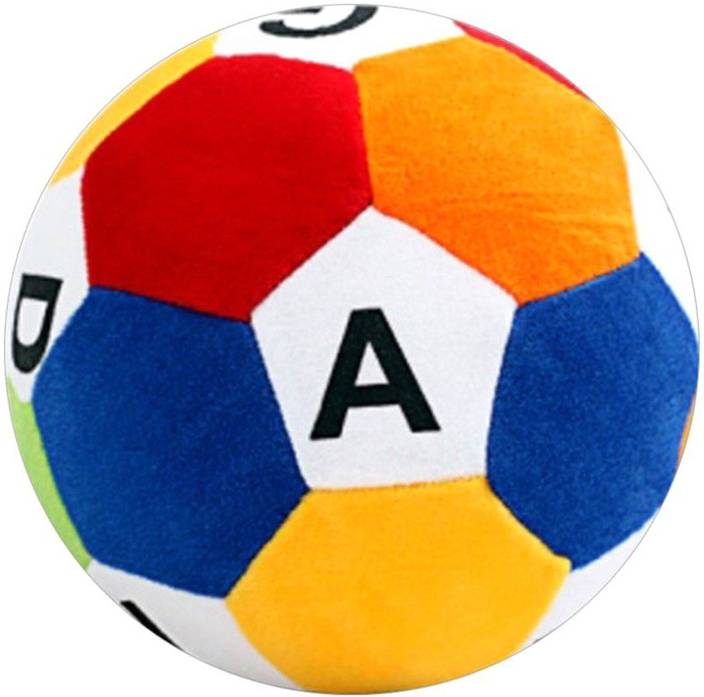 Prachi Toys Multicolor Abcd Soft Toy Ball For Kids 10cm 10 Cm