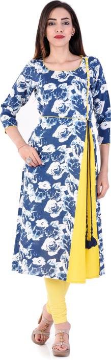 Style N Shades Floral Print Women's A-line Kurta