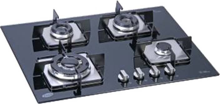 Glen Glen Built In Hob 1064 Sq In Gas Stove Glass Automatic Gas