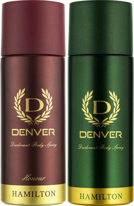 Denver Hamilton and Honour Deo Combo (Pack of 2) Deodorant Spray  -  For Men