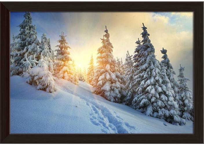 Artzfolio Winter Landscape Mountains Carpathians Ukraine