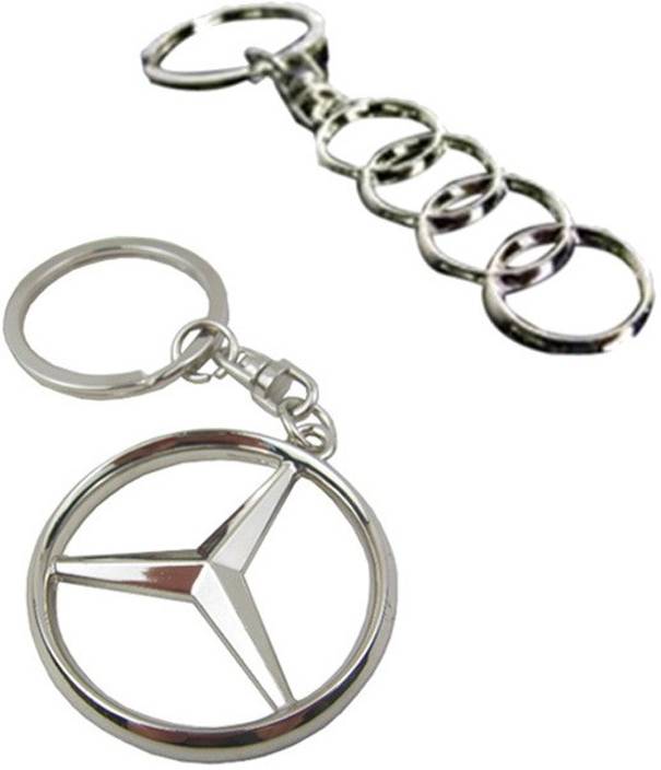Chainz Audi 4 Ring And Mercedes Benz Metal Key Chain Buy Chainz