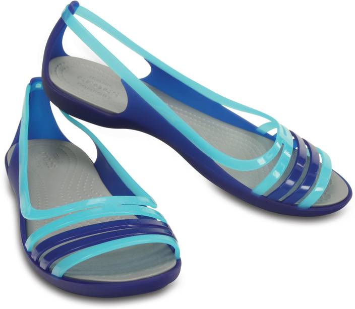 Crocs Women Cerulean Blue Bellies - Buy Crocs Women Cerulean Blue Bellies Online at Best Price