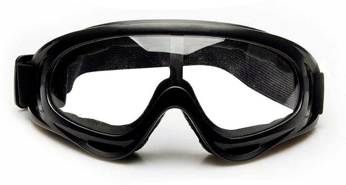 Sky Sunglasses UV Protective Colorful Motorcycle Goggles Dust Proof Clear White