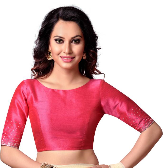 Studio Shringaar Boat Neck Women Stitched Blouse - Buy ...