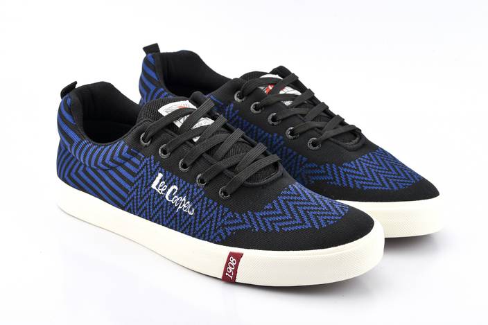 Lee Cooper Canvas Sneakers For Men - Buy Black Color Lee Cooper Canvas Sneakers For Men Online 