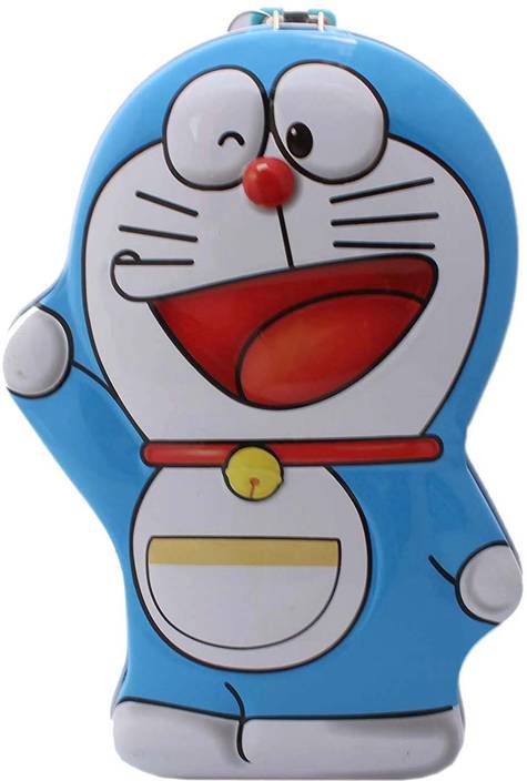 new life enterprise doraemon cartoon metal kiddy coin bank money