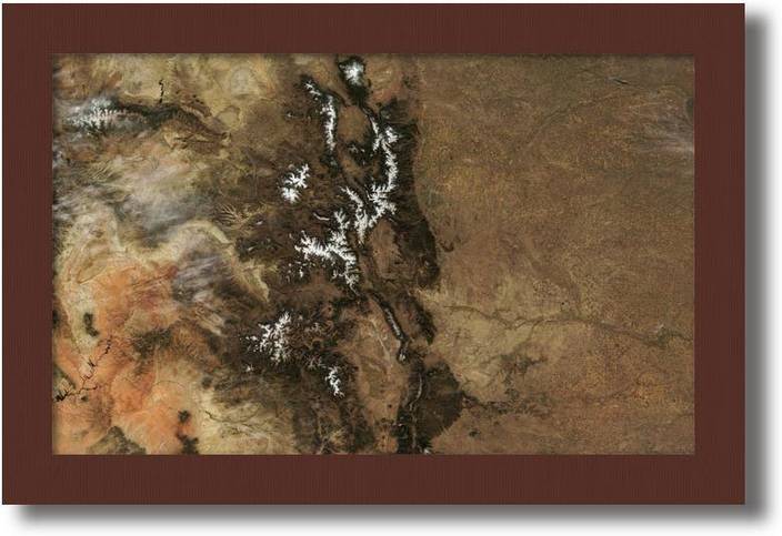 Postermart Satellite Earth Topography 2 Nasa Satellite