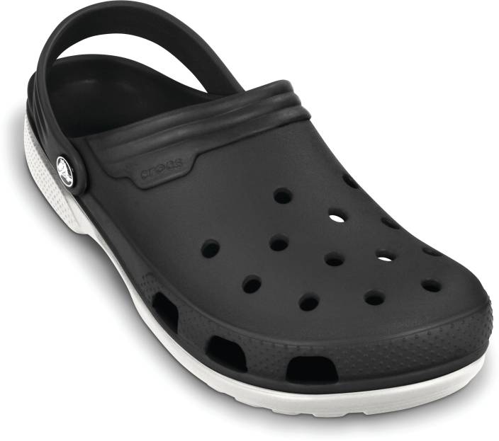 Crocs Men Black/White Sandals - Buy Crocs Men Black/White Sandals ...