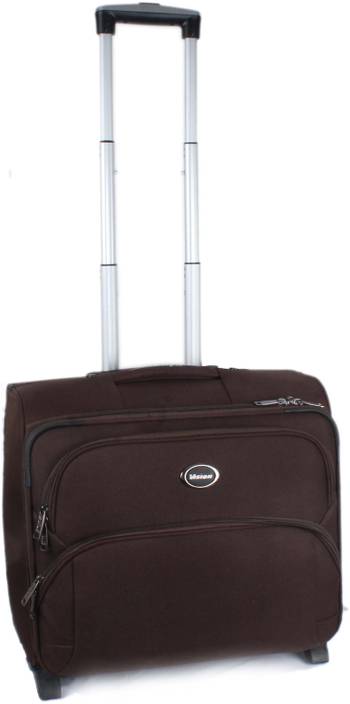 Vision Two Wheel Laptop Trolley Small Travel Bag Expandable