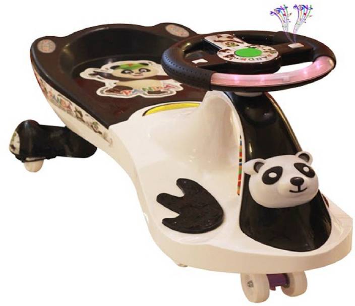 Shy Products Panda Uae360 Magic Swing Car White And Black With Panda Face