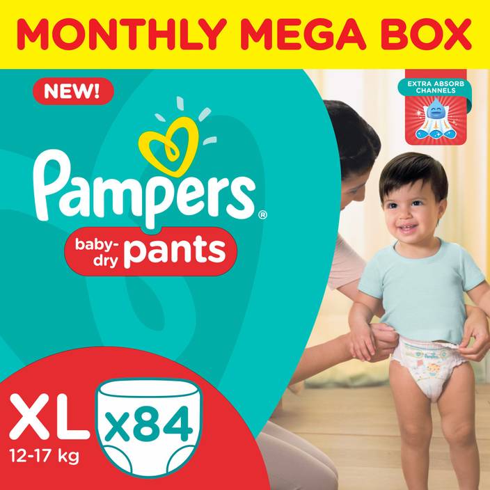 Pampers Pants Diapers Monthly Mega Box - XL - Buy 84