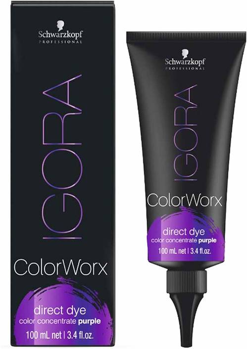 Schwarzkopf Igora Colorworx Direct Dye Purple Hair Color Price In