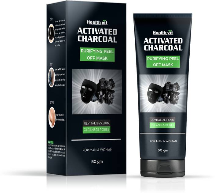 Activated charcoal purifying peel off mask