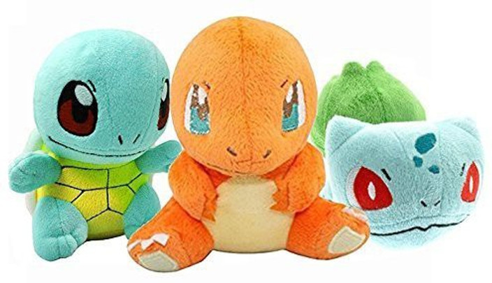Pokemon Plush Toy Stuffed Doll Pikachu Squirtle Bulbasaur