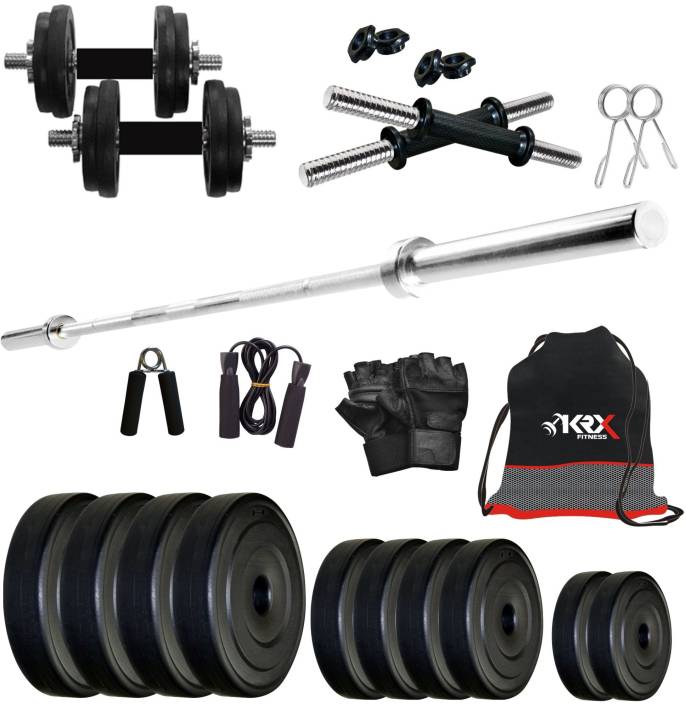 KRX PVC 18 KG COMBO 9 -SL Home Gym Kit