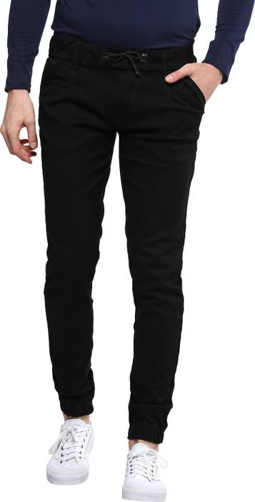 Urbano Fashion Slim Men Black Jeans