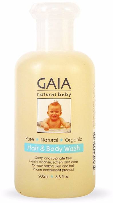 Gaia Natural Baby Hair Body Wash For Newborns Buy Gaia Natural