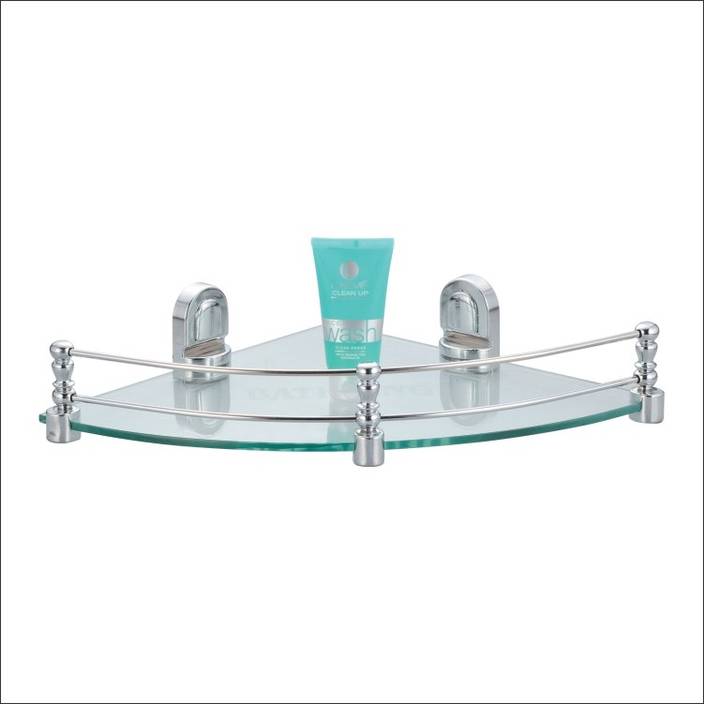 L Glass Shelf Royal Corner 12 Inch Wall