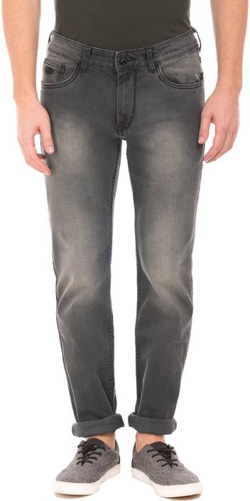 Flying Machine Regular Men Black Jeans