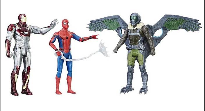 Hasbro Marvel Spider Man Homecoming 6 Action Figure 3 Pack