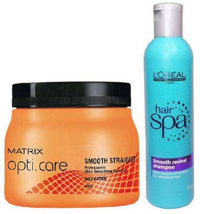 Matrix Opticare Smooth Straight Hair Spa With Loreal Professionnel