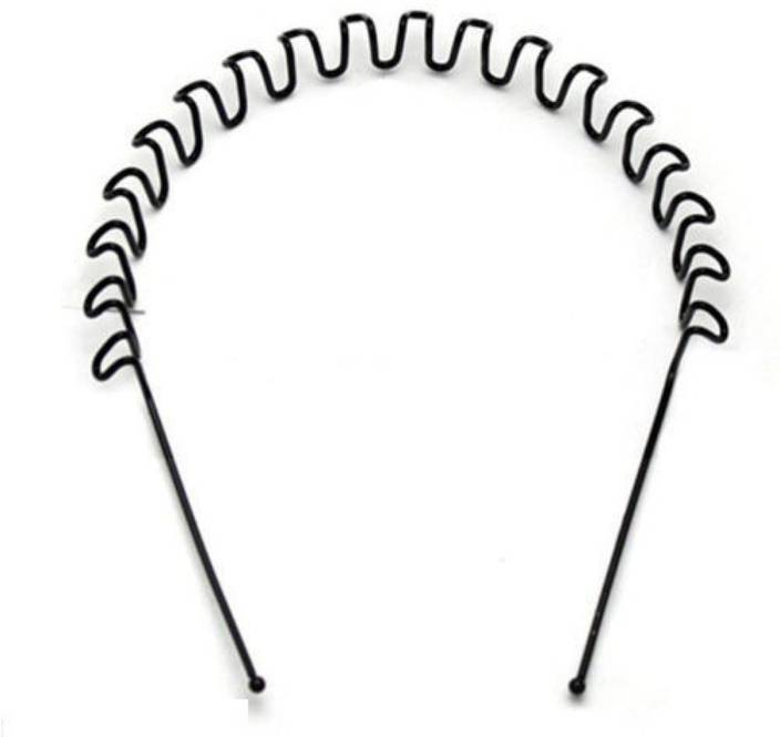 Jamboree Hair Band Girl Women Men Boy Zigzag Wavy Hair Band Daily