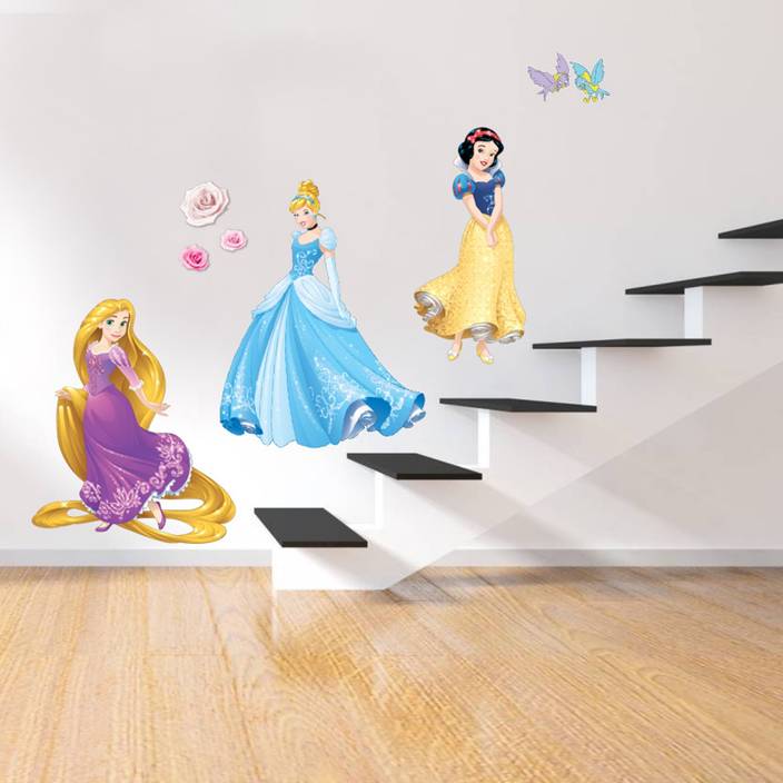 flipkart smartbuy large "princesses" digital printed pvc vinyl