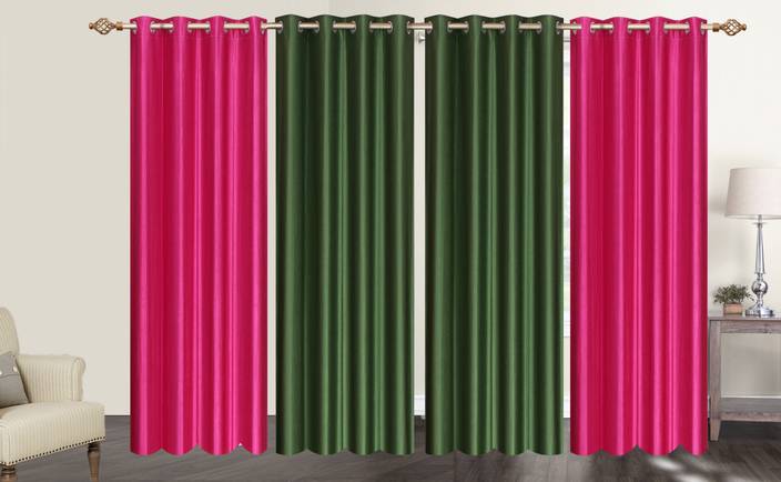 Choco Creation 274 Cm 9 Ft Polyester Long Door Curtain Pack Of