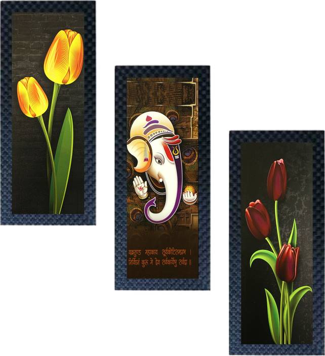 Adorncraft Indian Art Synthetic Wooden Frame Decorative Modern Art