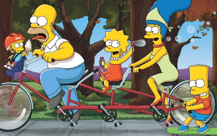 Tv Show The Simpsons Maggie Simpson Homer Simpson Lisa