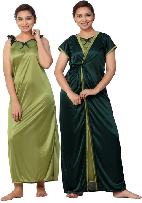 satin nighty flipkart