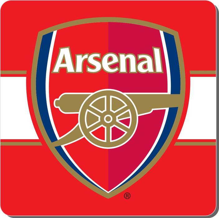 Arsenal Fc Square Wood Coaster Buy Arsenal Fc Square Wood