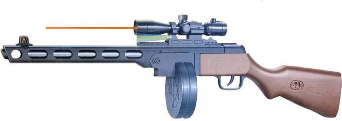 darling toys 28 inches high performance airsoft toy gun with laser