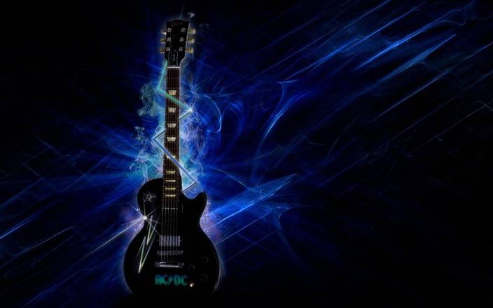 Music Ac Dc Band Music Australia Gibson Guitar Hd Wallpaper Print