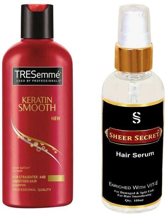 Tresemme Keratin Smooth Shampoo With Sheer Secret Serum Price In